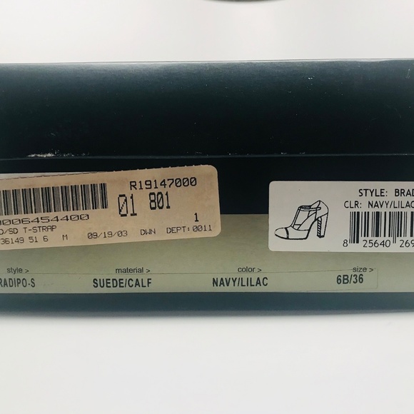 BCBG Purple Suede T-Strap Pump - Picture 8 of 8